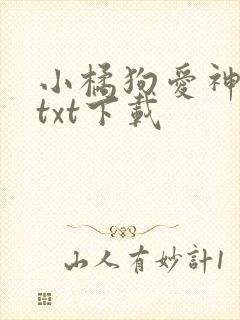 小橘狗爱神全篇txt下载