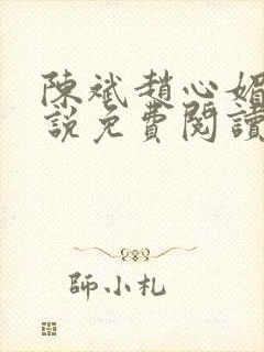 陈斌赵心媚的小说免费阅读全文最新