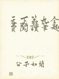 天下第九全文免费阅读笔趣阁封面