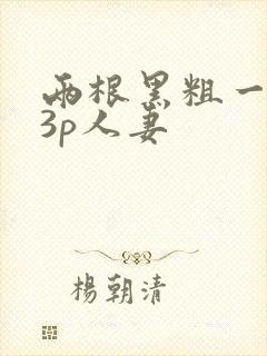 两根黑粗一起进3p人妻