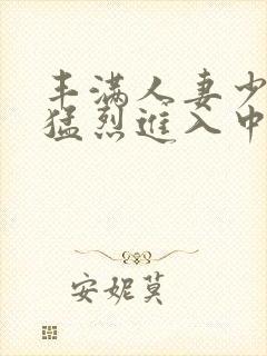 丰满人妻少妇被猛烈进入中文字幕