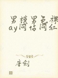 男模男色裸体gay网站网红