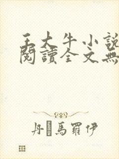 王大牛小说免费阅读全文无弹窗