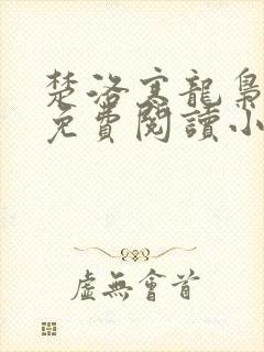 楚洛寒龙枭小说免费阅读小说名字