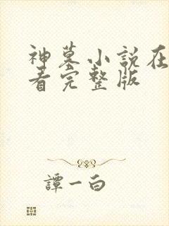 神墓小说在线观看完整版