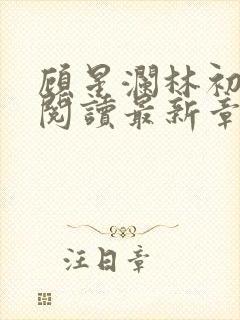 顾星澜林初全文阅读最新章节