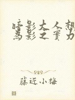 暗影大人想要成为影之实力者16集