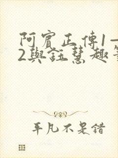 阿宾正传1—72与钰慧趣笔阁