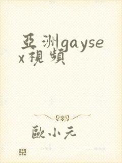 亚洲gaysex视频