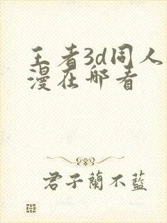 王者3d同人动漫在哪看