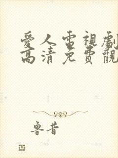 爱人电视剧在线高清免费观看全集封面