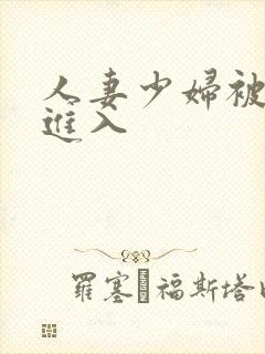 人妻少妇被猛烈进入