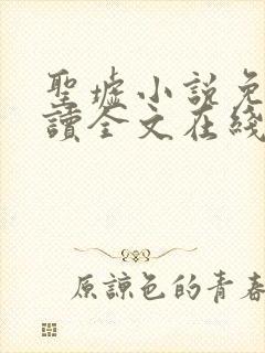 圣墟小说免费阅读全文在线