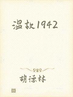 温故1942封面