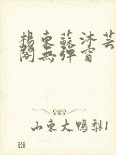 杨东苏沐芸笔趣阁无弹窗