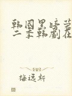 韩国黑暗荣耀第二季韩剧在线观看封面