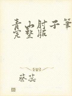 青山肘子笔趣阁完整版封面