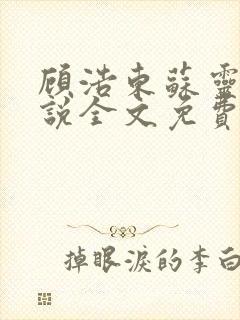 顾浩东苏灵柔小说全文免费阅读笔趣阁