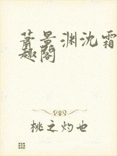 萧景渊沈霜宁笔趣阁封面