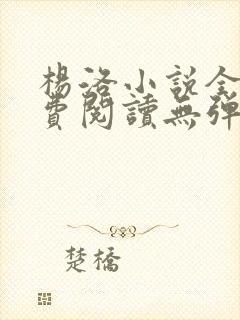 杨洛小说全文免费阅读无弹窗最新章节