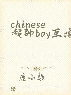 chinese超帅boy互操gay