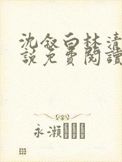 沈叙白林清婉小说免费阅读最新章节