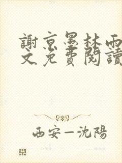 谢京墨林雨菲全文免费阅读封面