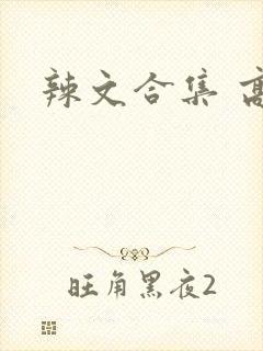 辣文合集 高h