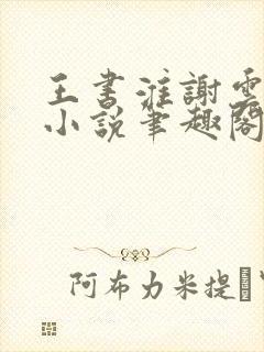 王书淮谢云初的小说笔趣阁封面