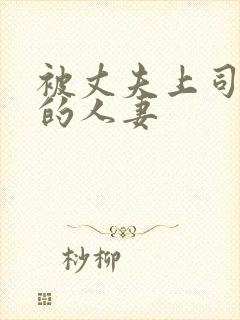 被丈夫上司调教的人妻