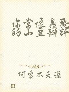 你当像鸟飞往你的山豆瓣评分