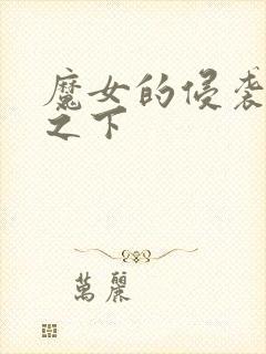 魔女的侵袭女巫之下封面