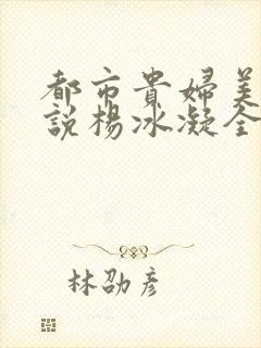 都市贵妇美腿小说杨冰凝全文阅读