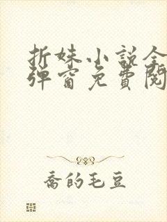 折姝小说全文无弹窗免费阅读