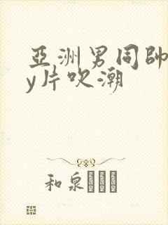 亚洲男同帅gay片吹潮