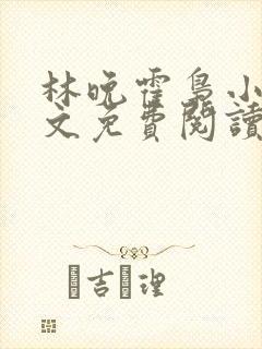 林晚霍枭小说全文免费阅读最新章节