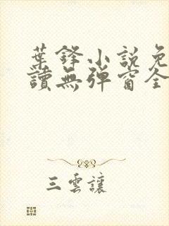 叶锋小说免费阅读无弹窗全文