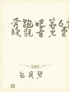 奔跑吧第6季在线观看免费版高清