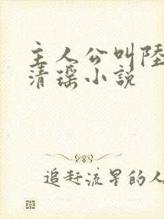 主人公叫陆尘李清瑶小说