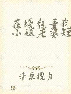 在线观看我的大小姐老婆短剧免费