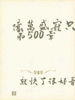 亿万盛宠只为你 第500章