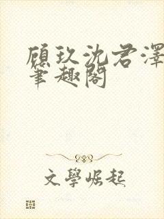 顾玖沈君泽小说笔趣阁