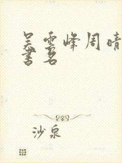 吴云峰周晴小说书名