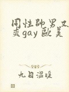 同性帅男又粗又爽gay 欧美封面
