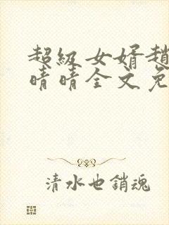 超级女婿赵旭李晴晴全文免费阅读终极版999