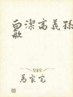 白洁高义孙倩张敏