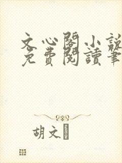 文心阁小说全文免费阅读笔趣阁