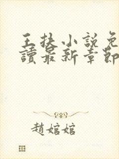 王扶小说免费阅读最新章节无弹窗