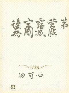 后宫露营第二季无删减版封面