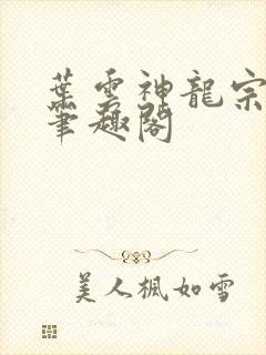 叶云神龙宗正版笔趣阁封面